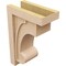 Ekena Millwork 7"W x 14"D x 21"H Classic Alma Rough Cedar Woodgrain TimberThane Corbel, Primed Tan CORUR07X14X21ALMRCPR - alternate 5